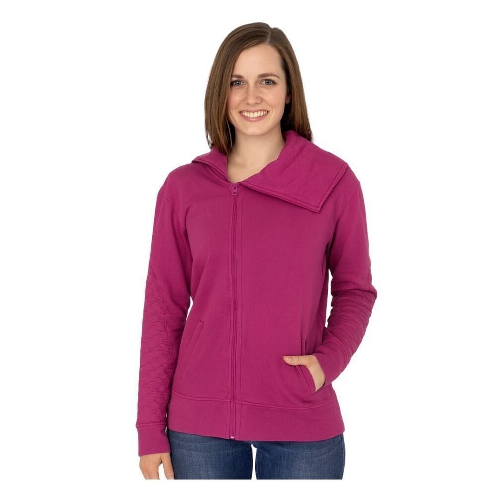 Evy’s Tree asymmetrical zip front athletic wear zip front